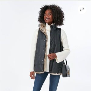 Tuckernuck Emilia Wax Fur Reversible Vest